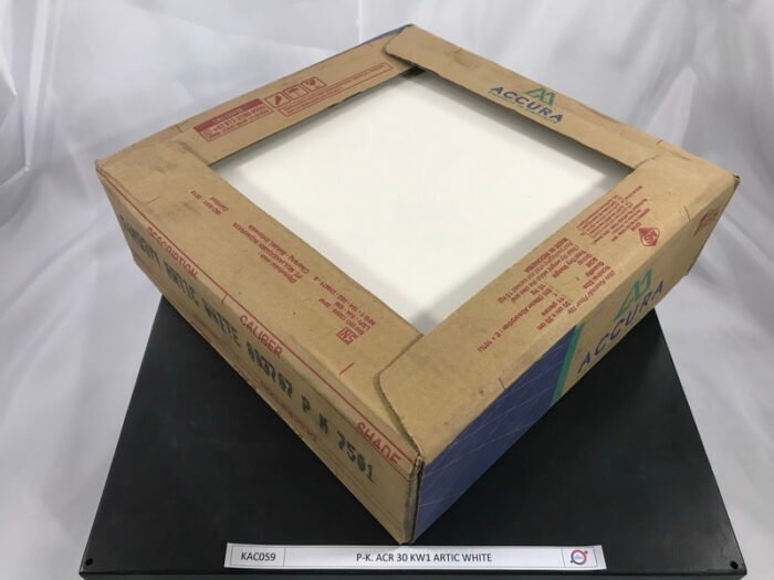 KERAMIK LANTAI GLOSSY PLAIN FLAT 30 X 30 ACCURA ARTIC WHITE (KW1) - Image 2