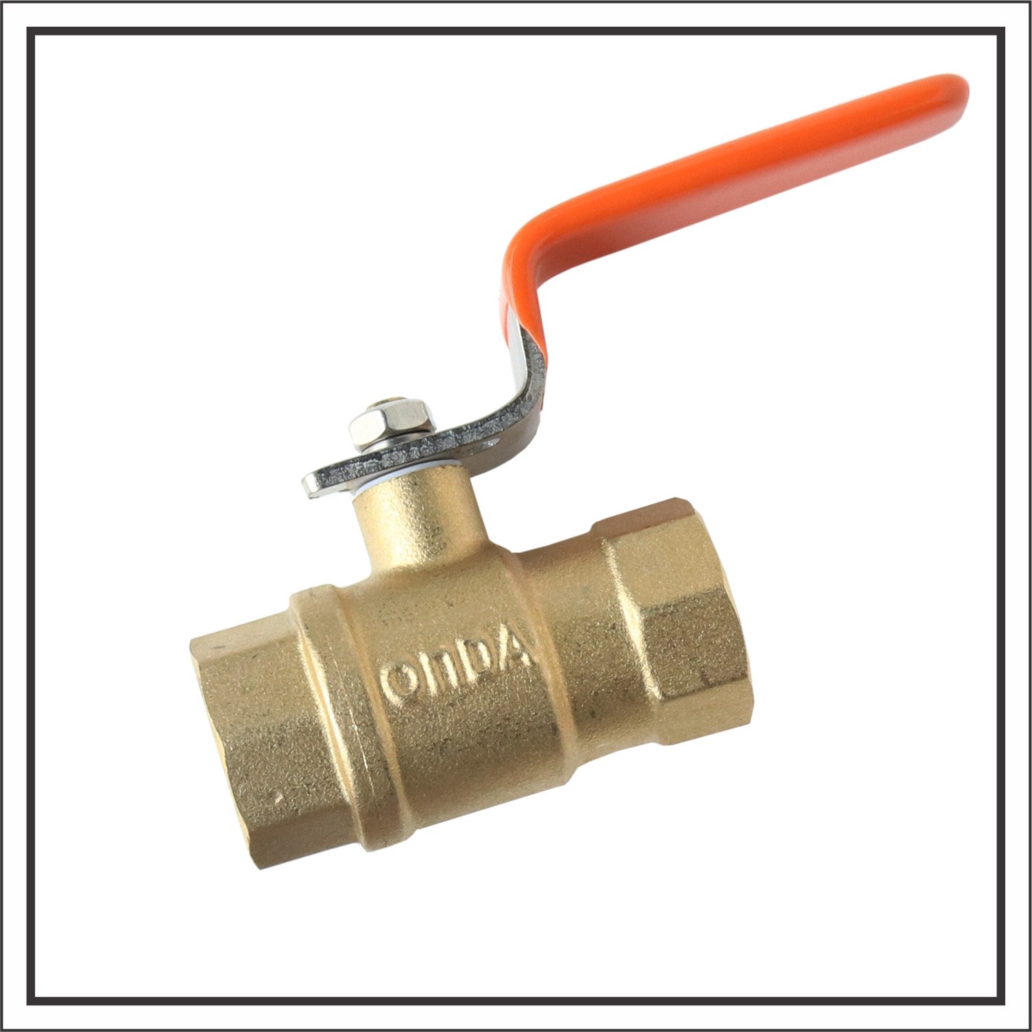 BALL VALVE STOP KRAN KUNINGAN 1" ONDA @8