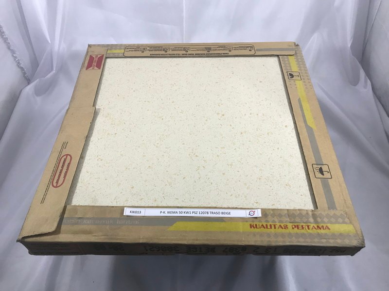 KERAMIK LANTAI 50 X 50 IKEMA ZS 12078 BEIGE (KW1) TRASO BEIGE - Gambar 2