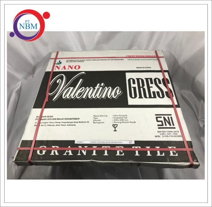 KERAMIK GRANIT 60 X 60 VALENTINO GRESS NEVADA BLACK (KW 1)