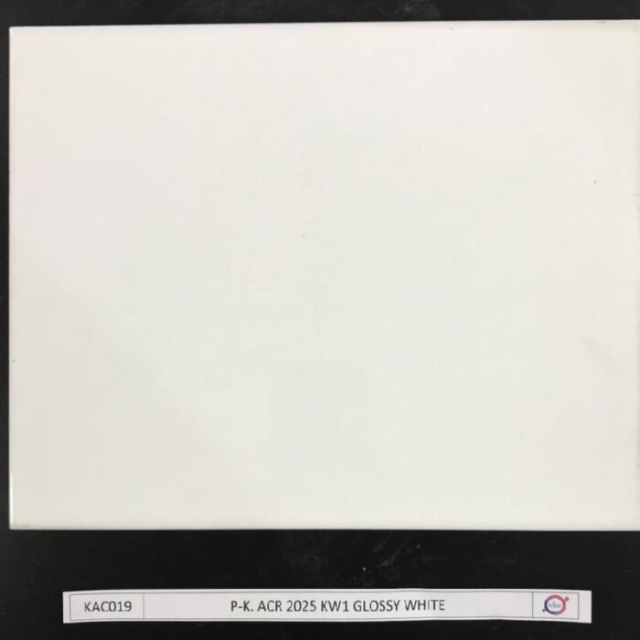 KERAMIK DINDING GLOSSY PLAIN FLAT 20 X 25 ACCURA GLOSSY WHITE (KW1)