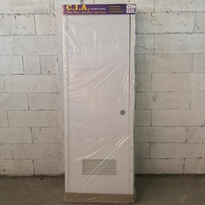 PINTU PVC KAMAR MANDI POLOS PUTIH
