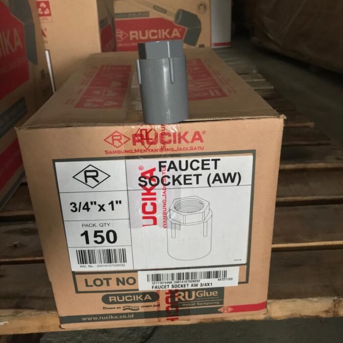 P-FAUCET SOCKET RCK AW 3/4 x 1 <SDD> @150 Pcs