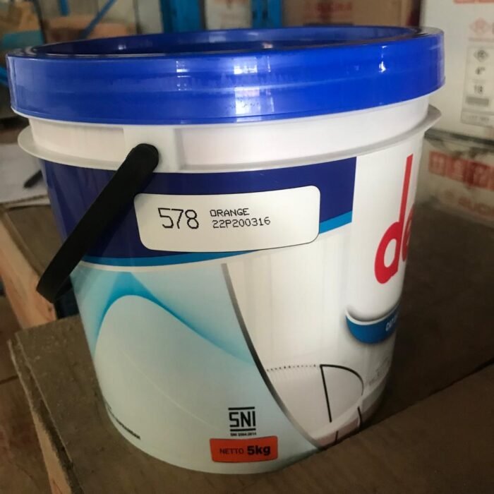 CAT TEMBOK GALON 5KG DELAC 578 ORANGE