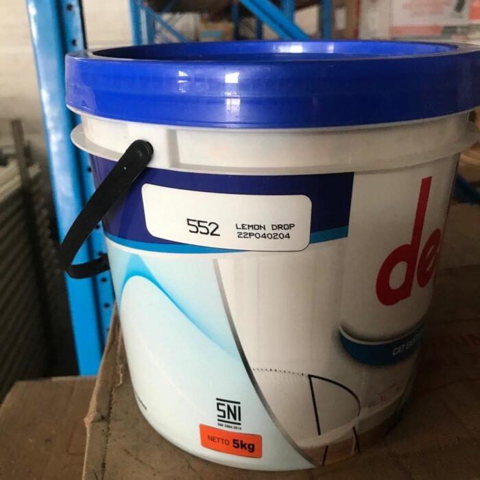 CAT TEMBOK GALON 5KG DELAC 552 LEMON DROP