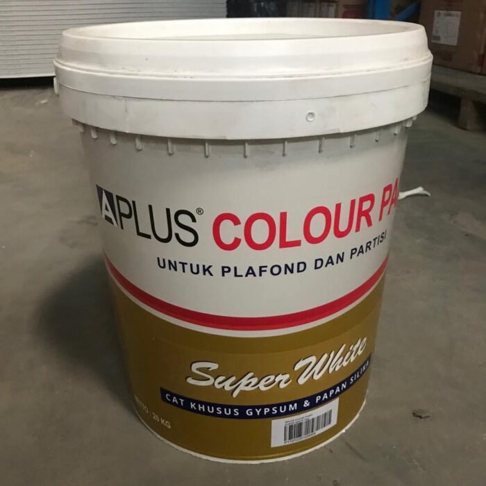 CAT PLAFOND/GYPSUM 20KG APLUS COLOUR PAINT SUPER WHITE