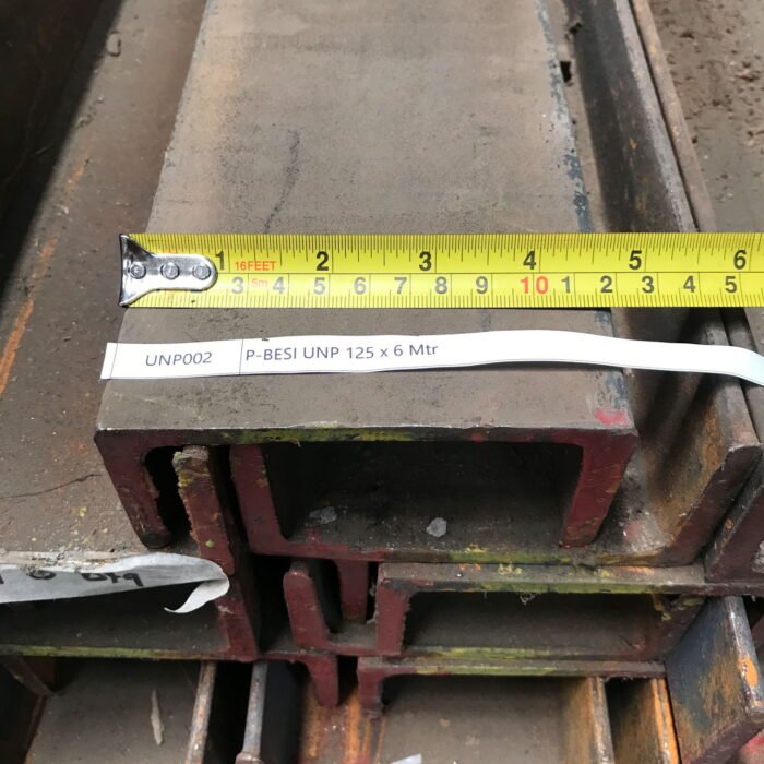 BESI UNP 125 X 6 MTR (68 KG)