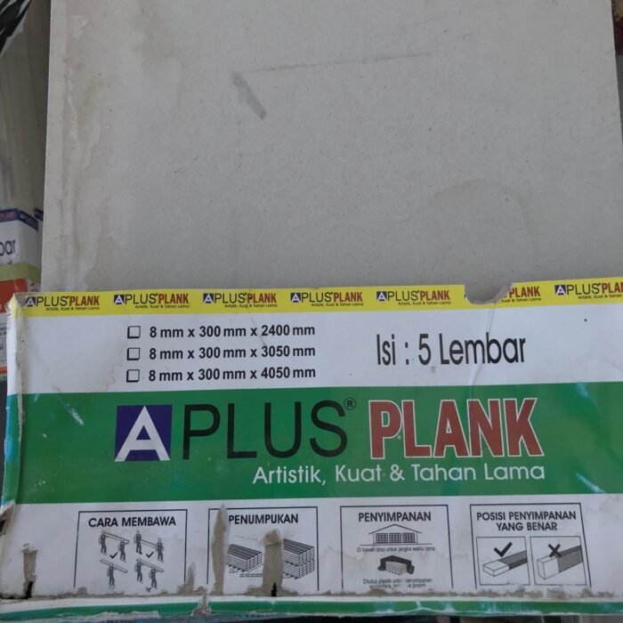 PAPAN SEMEN PLANK 300 X 4050 X 8MM APLUS POLOS - Image 2