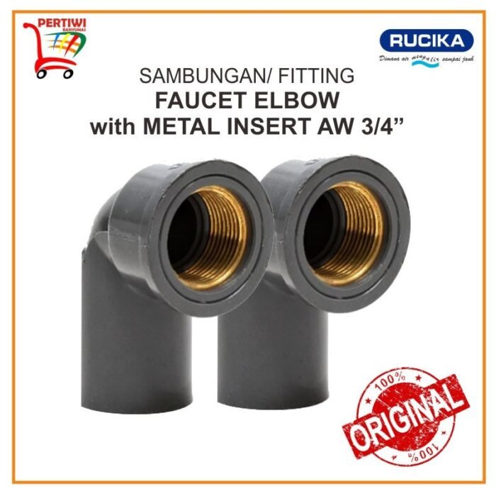 P-FAUCET ELBOW MI RCK AW 3/4 <KDD> @30 Pcs