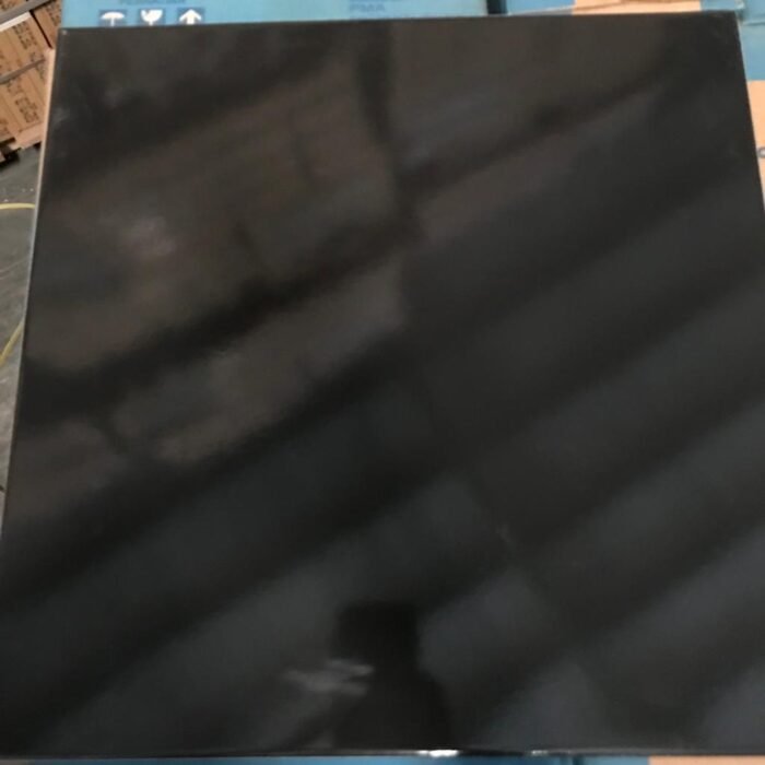 KERAMIK LANTAI GLOSSY PLAIN FLAT 40 X 40 ACCURA NEO CHARCOAL BLACK (KW2)