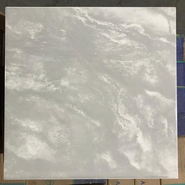 KERAMIK LANTAI GLOSSY MARBLE FLAT 40 X 40 ACCURA HESTIA GREY (KWP)
