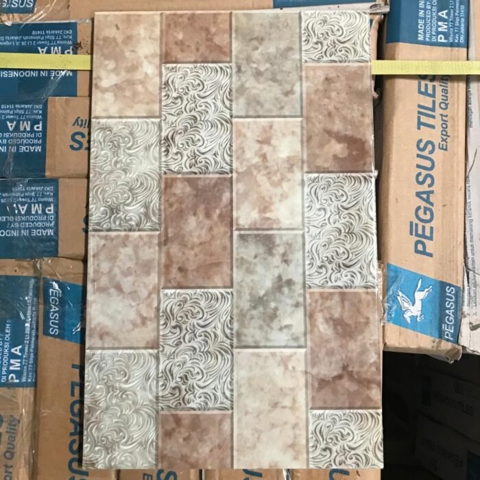 KERAMIK DINDING 25 X 40 PEGASUS MILDA BROWN 819238 (KW1)