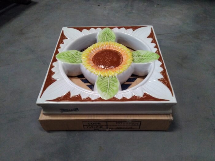 ROOSTER KERAMIK PAINTING 30 X 30 TRISENSA RO - 37 MATAHARI YELLOW C (KW1)