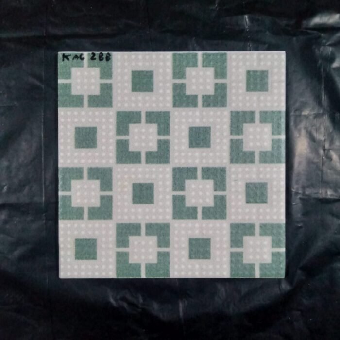 KERAMIK LANTAI MATTE GRAPHIC EMBOSSED 20 X 20 ACCURA MORELLI GREEN (KW2)