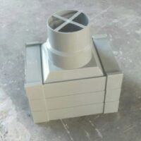 CORONG TALANG AIR PVC KOTAK 4"