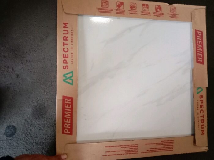 KERAMIK LANTAI GLOSSY MARBLE FLAT 50 X 50 MULIA SPECTRUM STELLA GREY (KW-H)