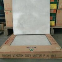 KERAMIK LANTAI GLOSSY MARBLE PLAIN 40 X 40 ACCURA WINSTON GREY (KWP)
